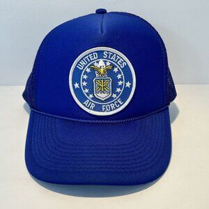 Otto United States Air Force Hat Blue w/Emblem Snapback one size Vintage